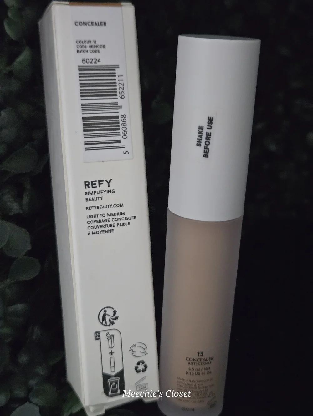 REFY Beauty Hydrating Serum Concealer 13 BNIB Full Size